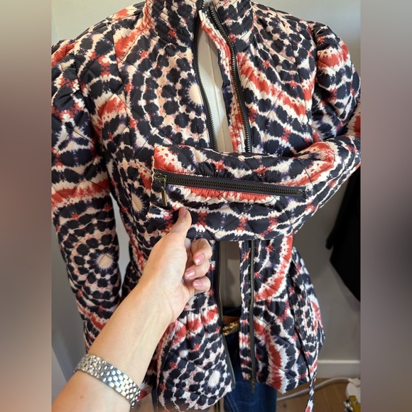 Marie Oliver Peplum Puffer Jacket - Picture 7 of 8